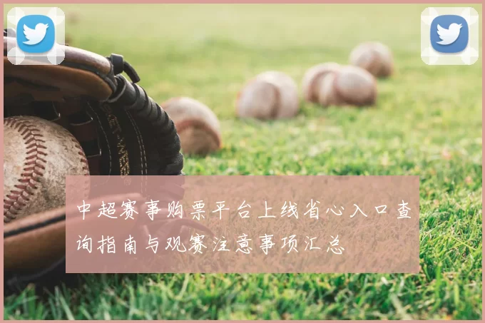 中超赛事购票平台上线省心入口查询指南与观赛注意事项汇总