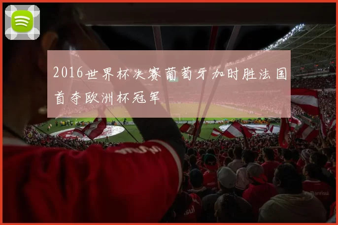 2016世界杯决赛葡萄牙加时胜法国首夺欧洲杯冠军