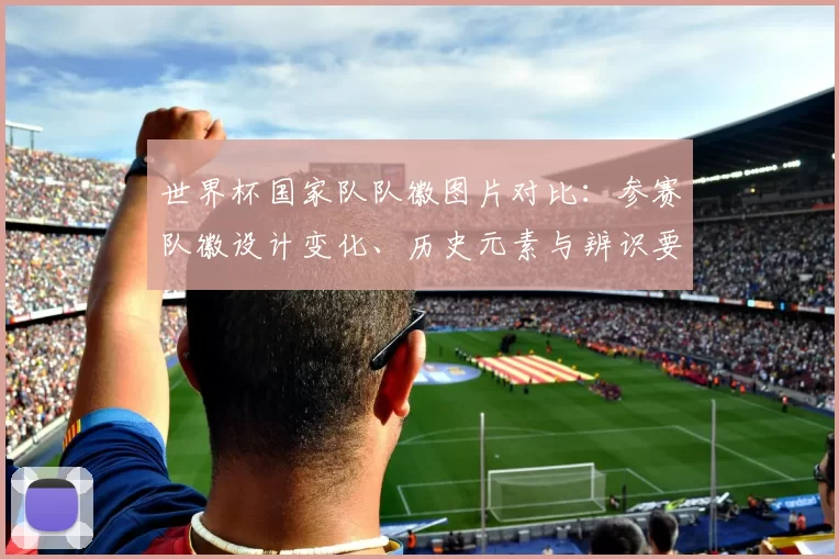 世界杯国家队队徽图片对比：参赛队徽设计变化、历史元素与辨识要点